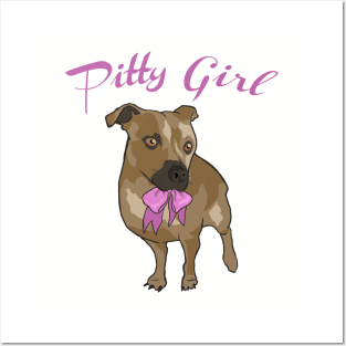 Pitty Girl (No Border) Posters and Art
